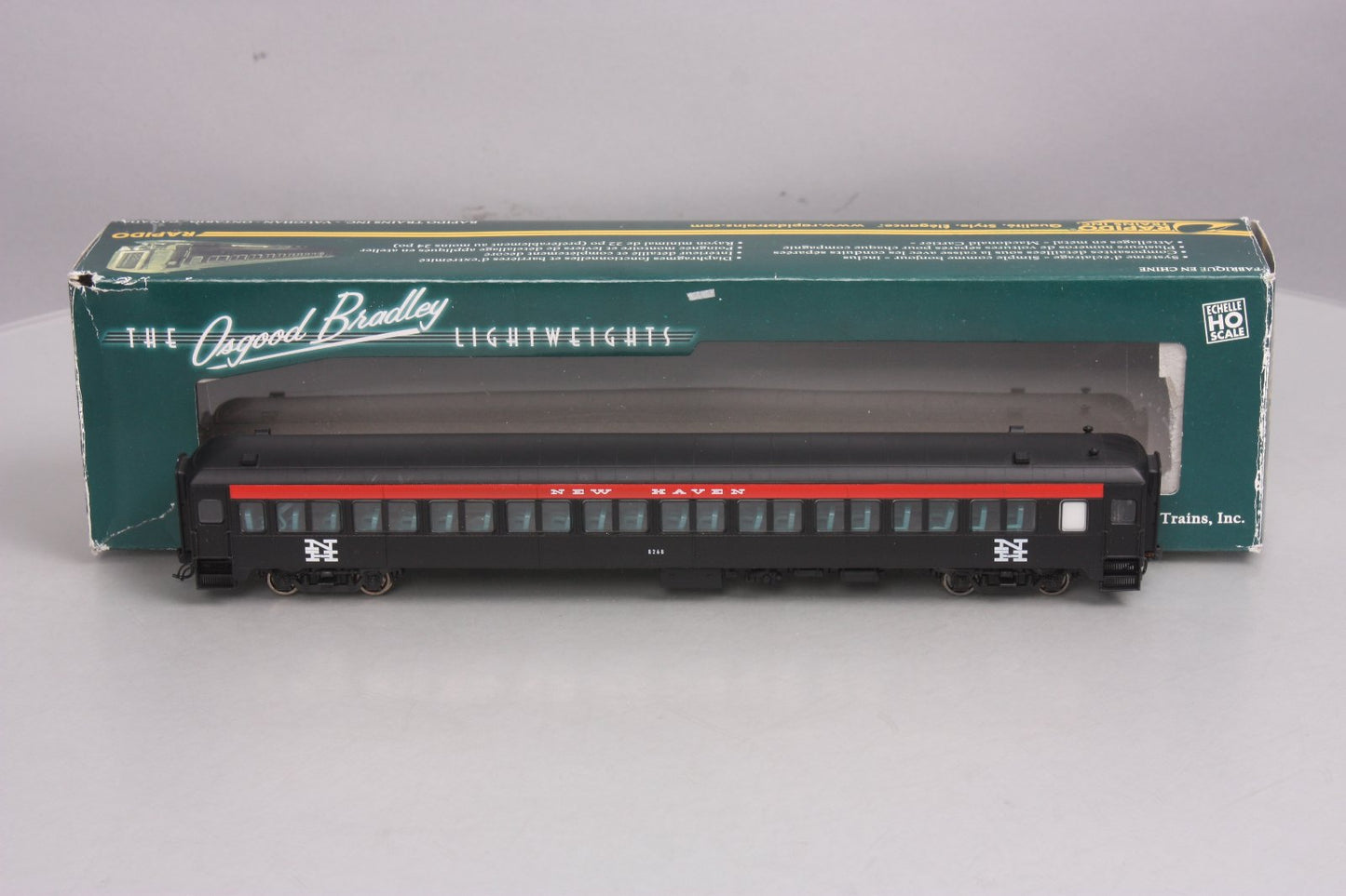Rapido Trains 109040 HO New Haven PS Osgood-Bradley 10-Window Coach #8268