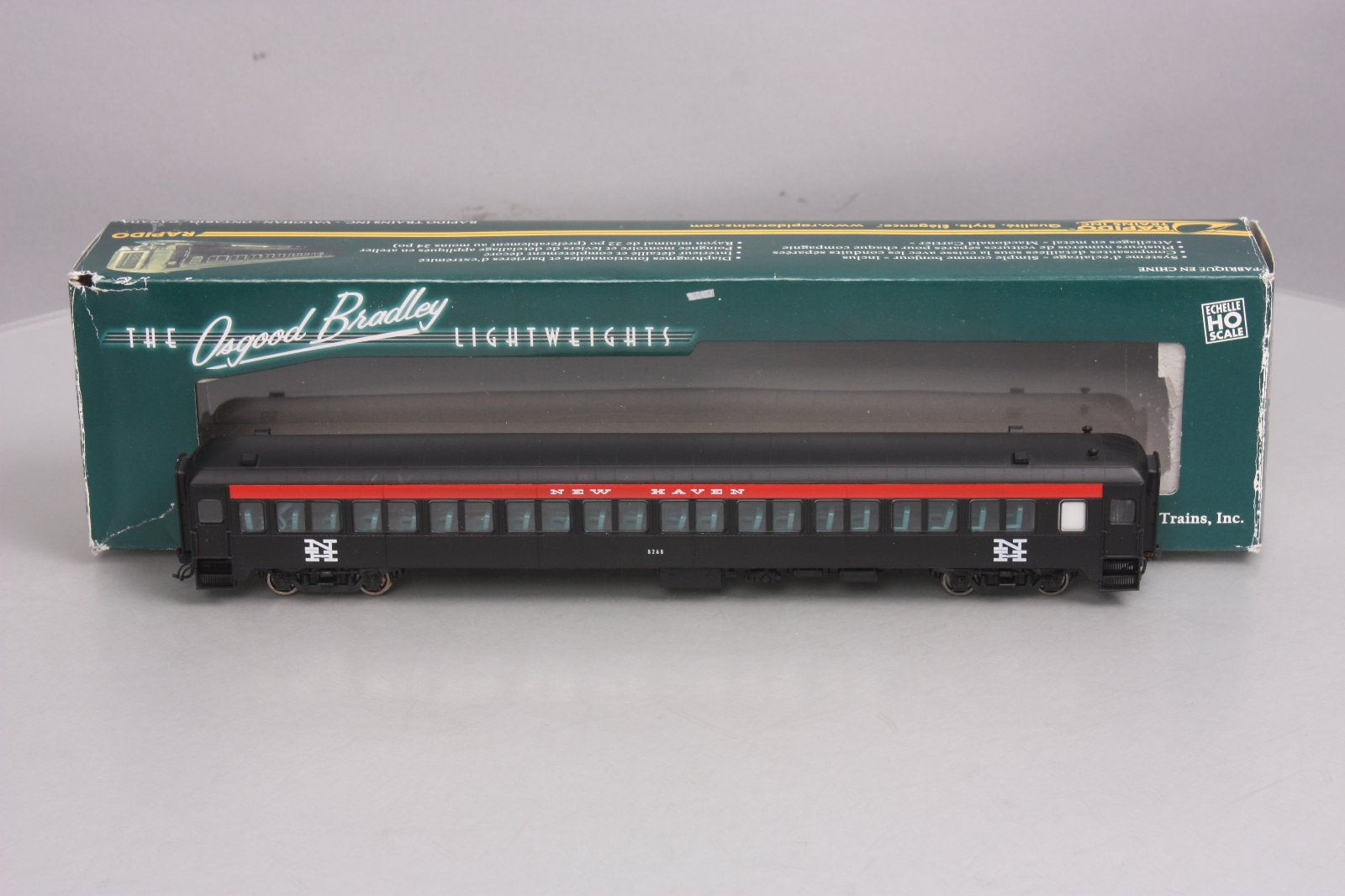 Rapido Trains 109040 HO New Haven PS Osgood-Bradley 10-Window Coach #8268