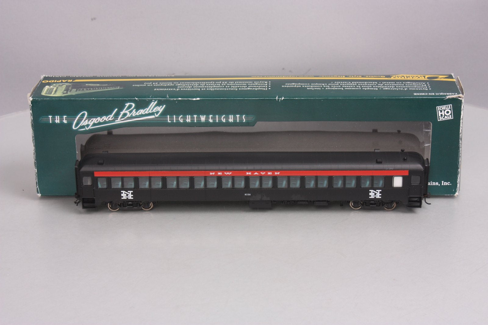 Rapido Trains 109037 HO New Haven PS Osgood-Bradley 10-Window Coach #8251