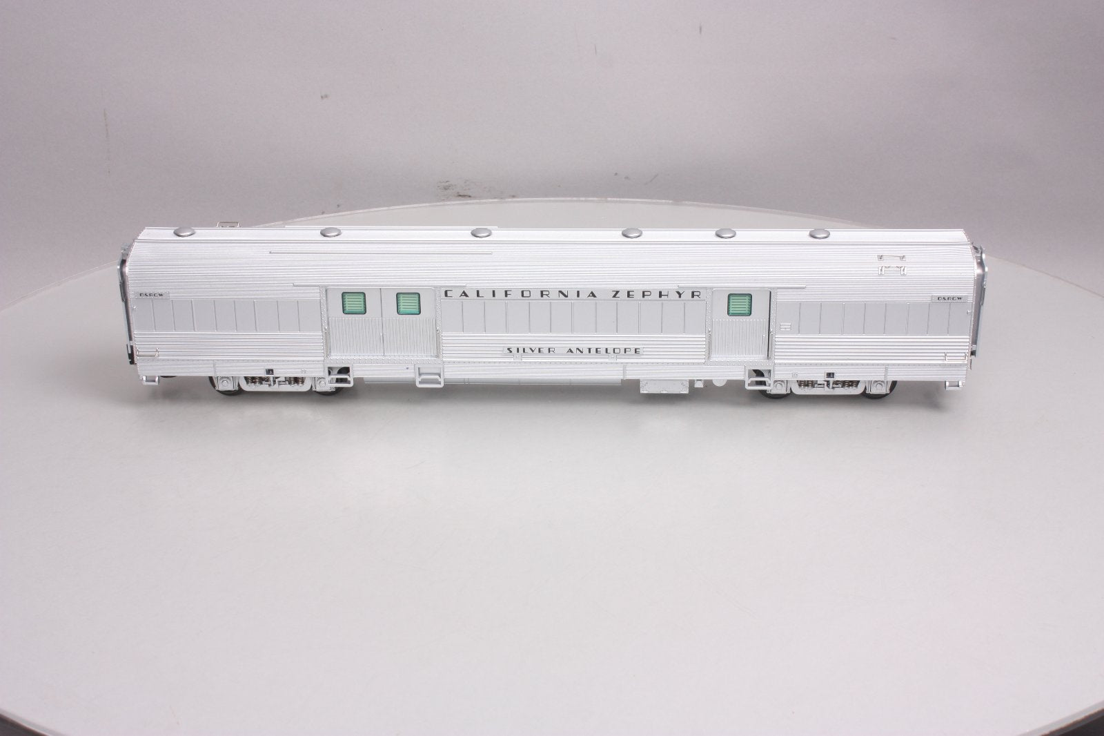 Atlas 30070021 D&RGW California Zephyr Silver Antelope Baggage Car #1100 [3rail]