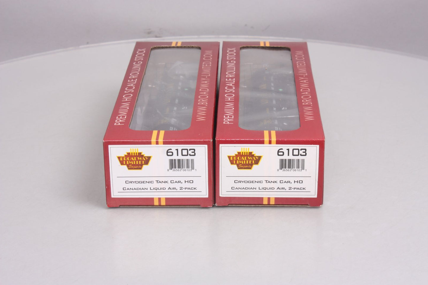 Broadway Limited 6103 HO Candian Liquid Air Cryogenic Tank Car (Pack of 2)