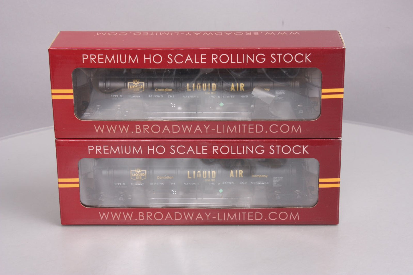 Broadway Limited 6103 HO Candian Liquid Air Cryogenic Tank Car (Pack of 2)
