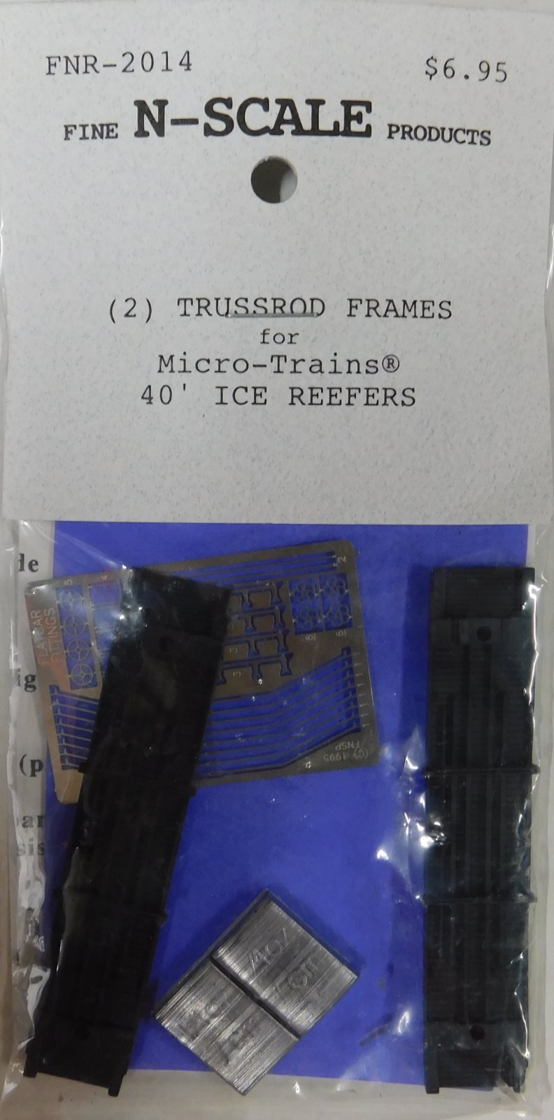 Fine N Scale Products FNR-206 N Truss Rod Frames (2)