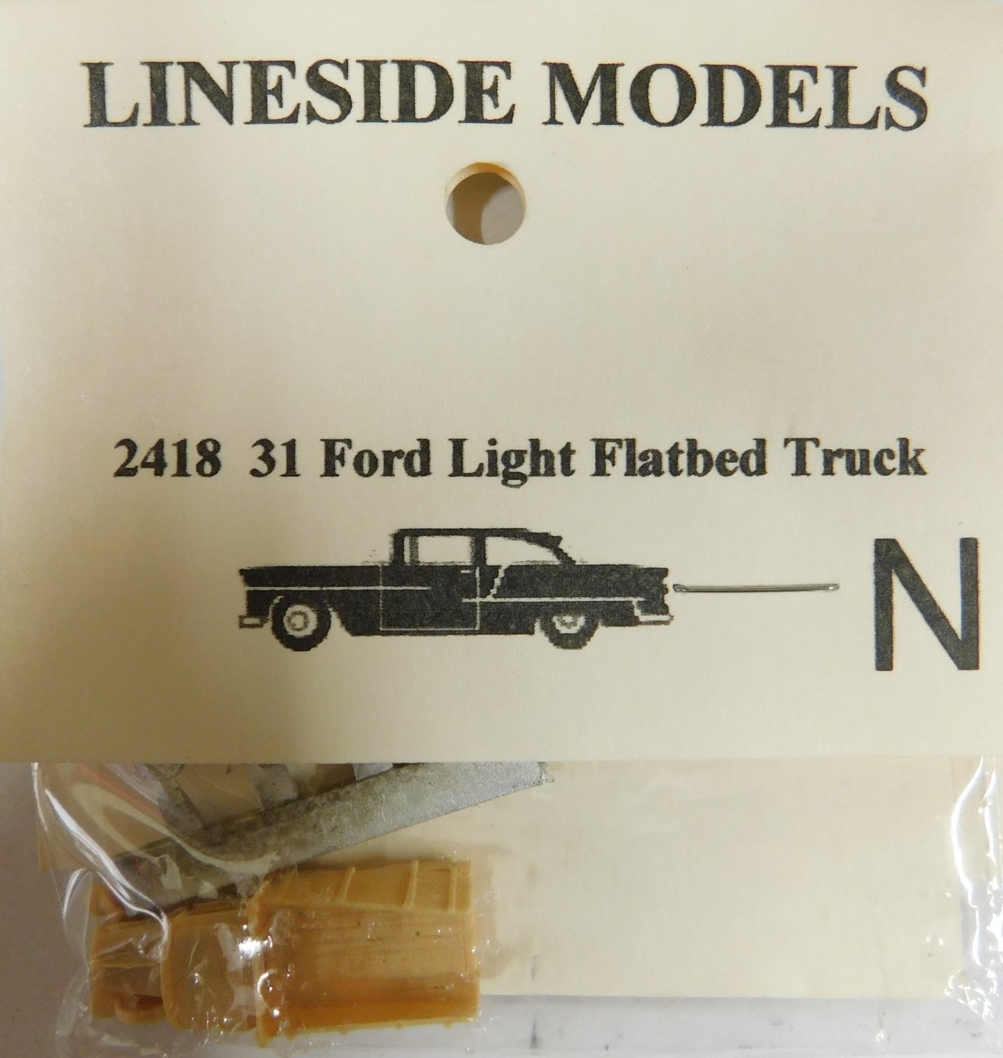 Lineside Models 2418 N 1931 Ford Light Flatbed Truck Kit
