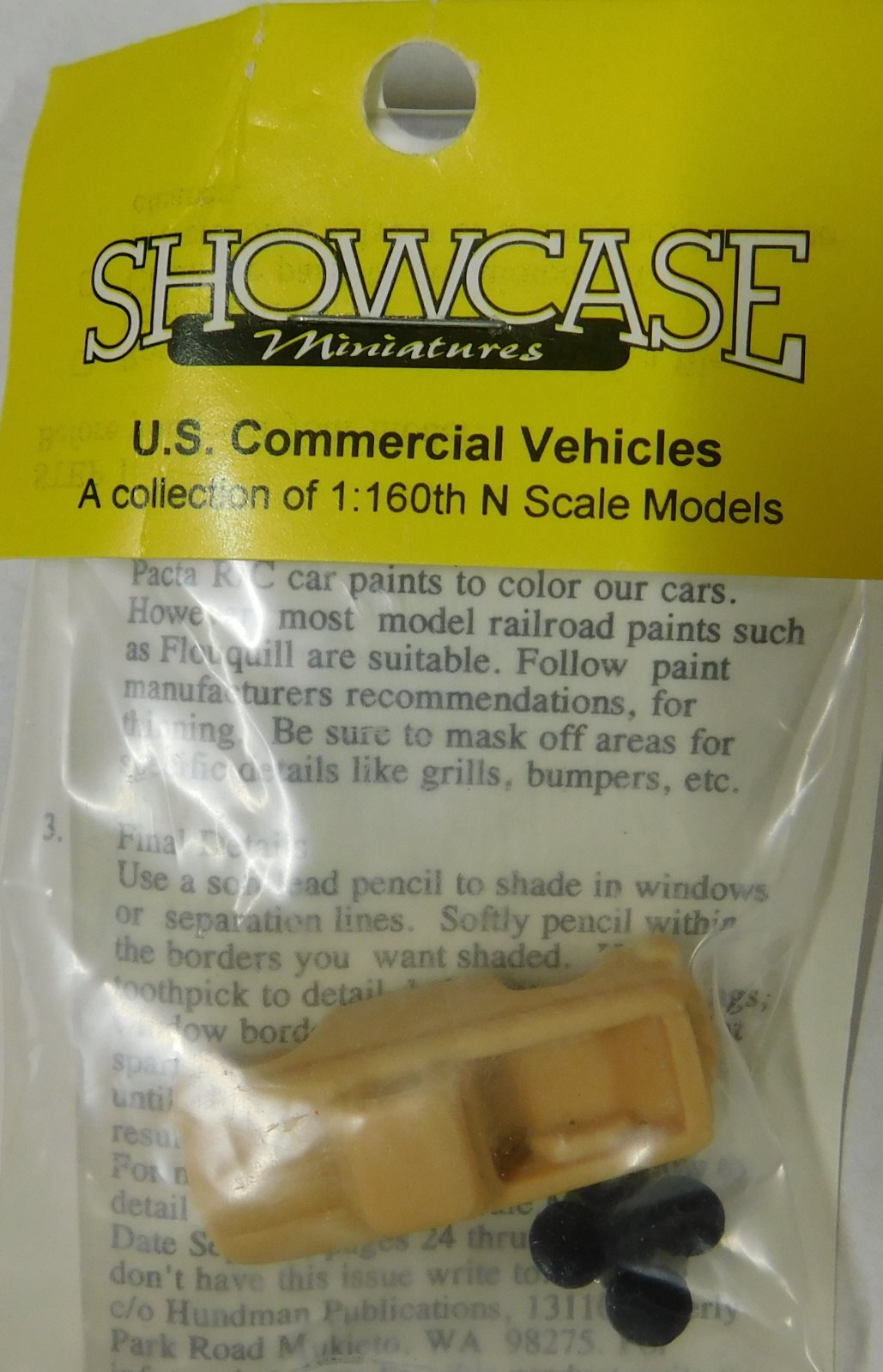 Showcase Miniatures 1960 N 1/2 Ton Chevy Truck Resin Kit