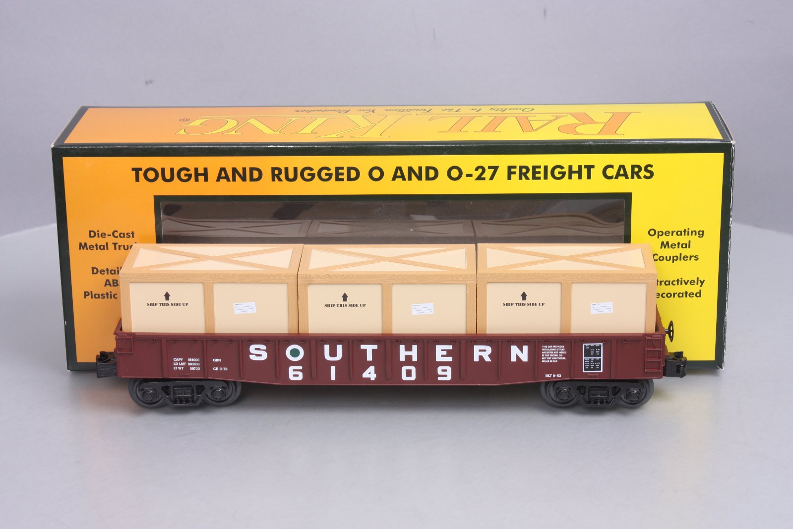 MTH 30-72172 O SOU Gondola with Crates
