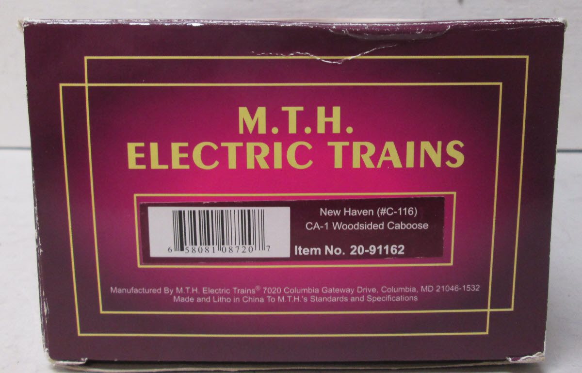 MTH 20-91162 New Haven CA-1 Woodside Caboose