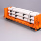 USA Trains 17606 G Illinois Central Flatcar with Pipe Load Orange