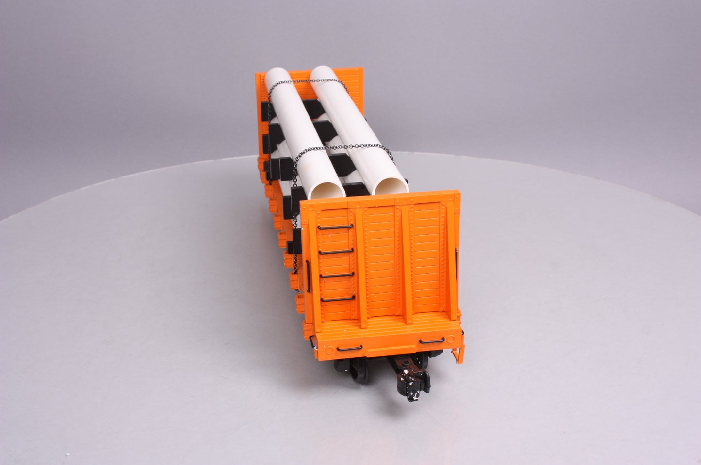 USA Trains 17606 G Illinois Central Flatcar with Pipe Load Orange