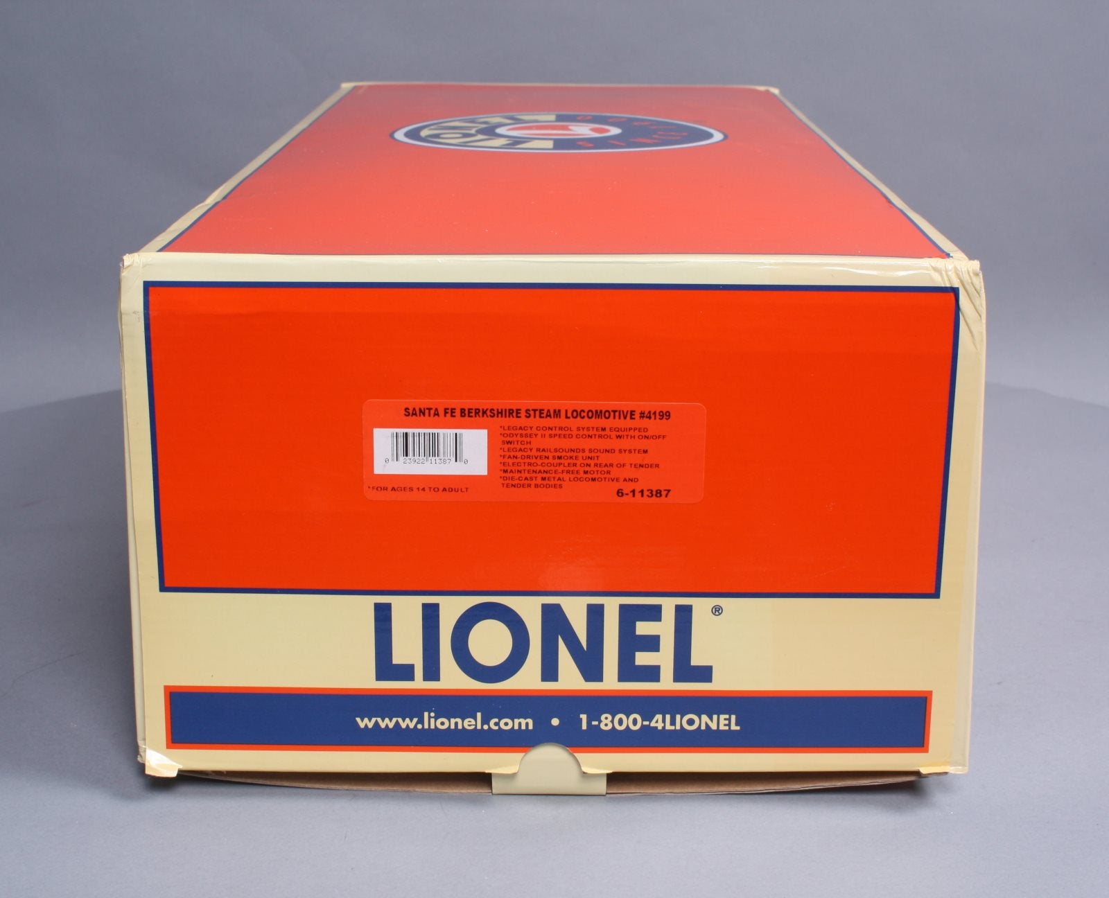 Lionel 6-11387 Santa Fe 2-8-4 Berkshire Steam Locomotive #4199