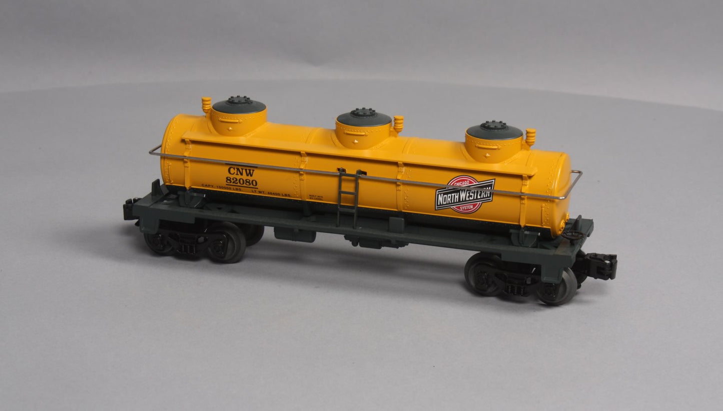 Lionel 6-82080 O Chicago and North Western 3-Dome Tank Car