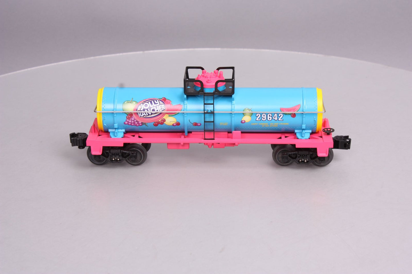 Lionel 6-29642 O Gauge Hershey's Jolly Rancher Single Dome Tank Car