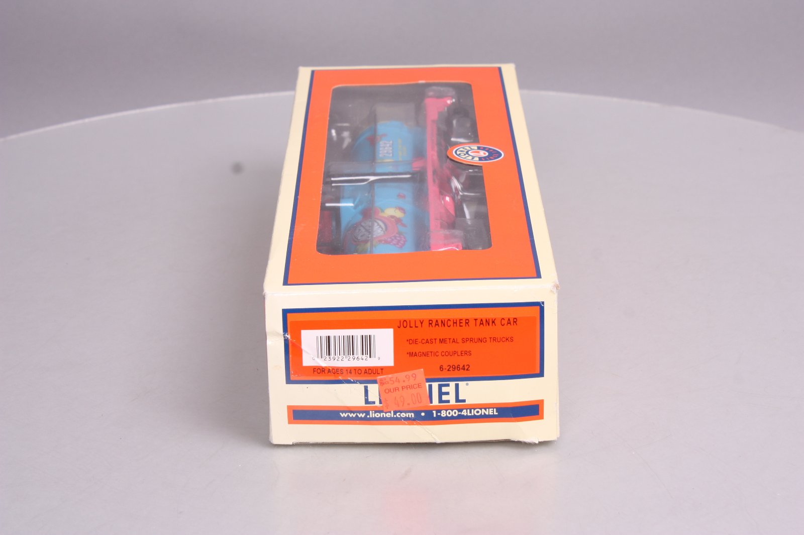 Lionel 6-29642 O Gauge Hershey's Jolly Rancher Single Dome Tank