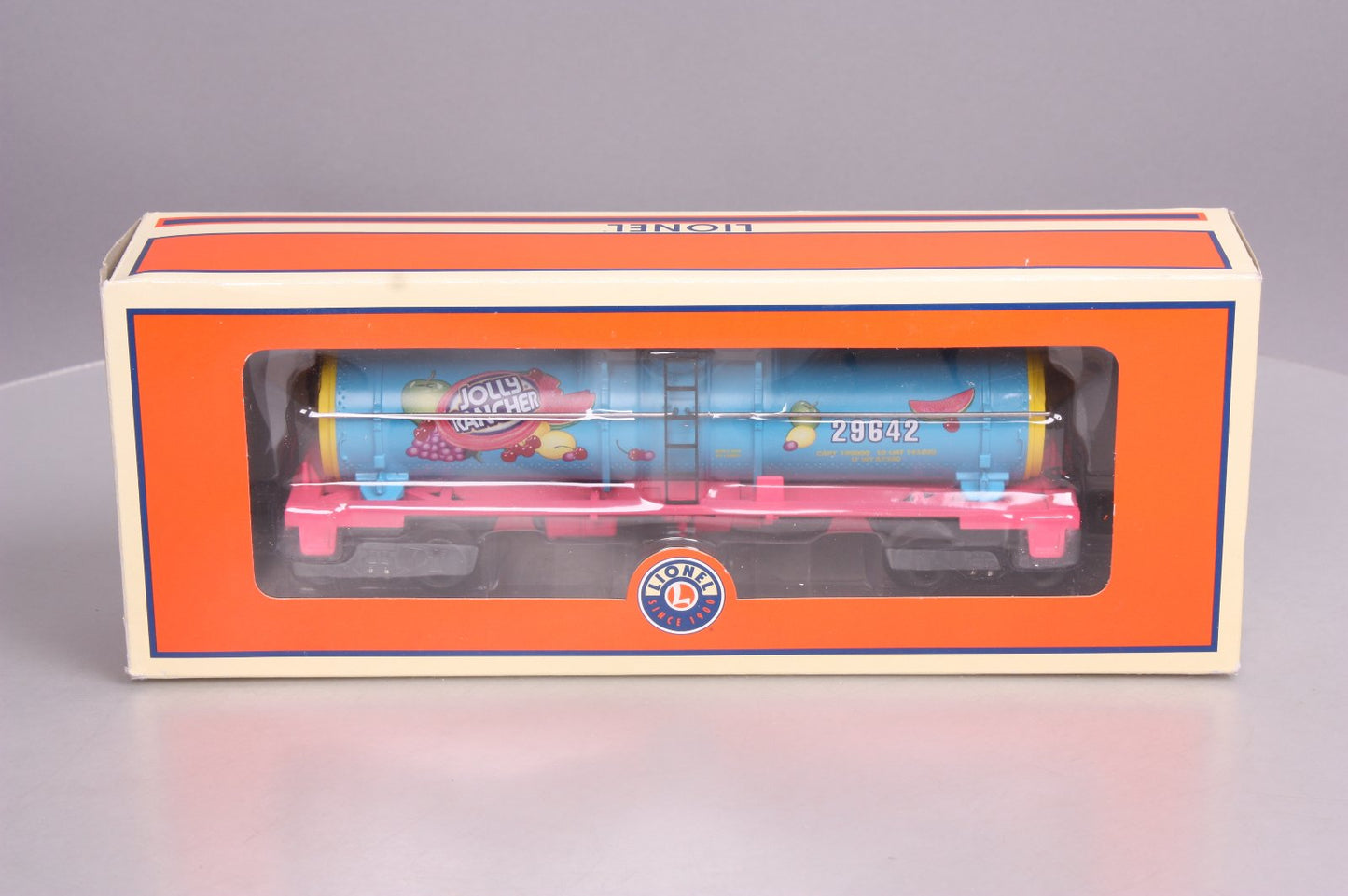 Lionel 6-29642 O Gauge Hershey's Jolly Rancher Single Dome Tank Car
