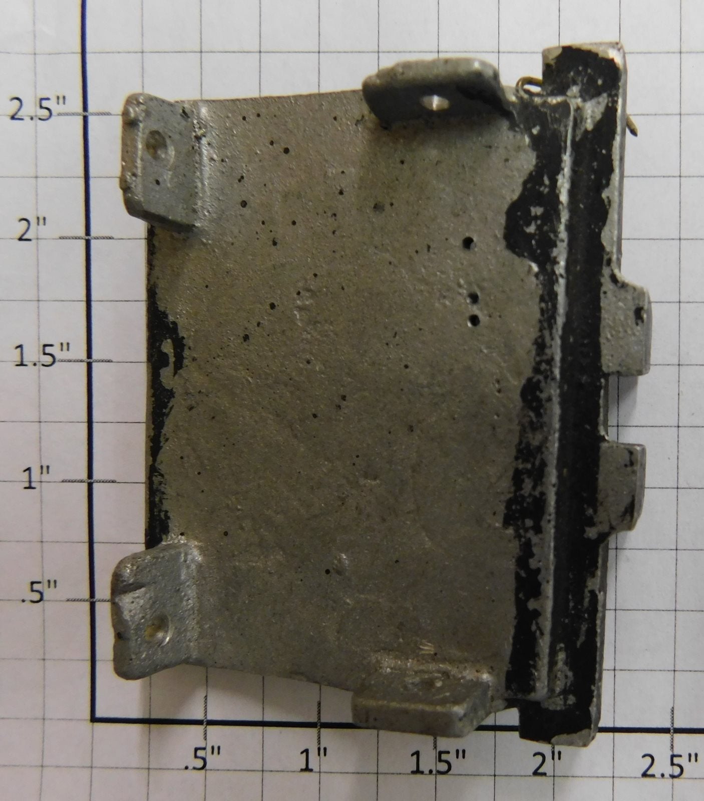 Acme 1000-500 O Scale Aluminum Tender End Casting
