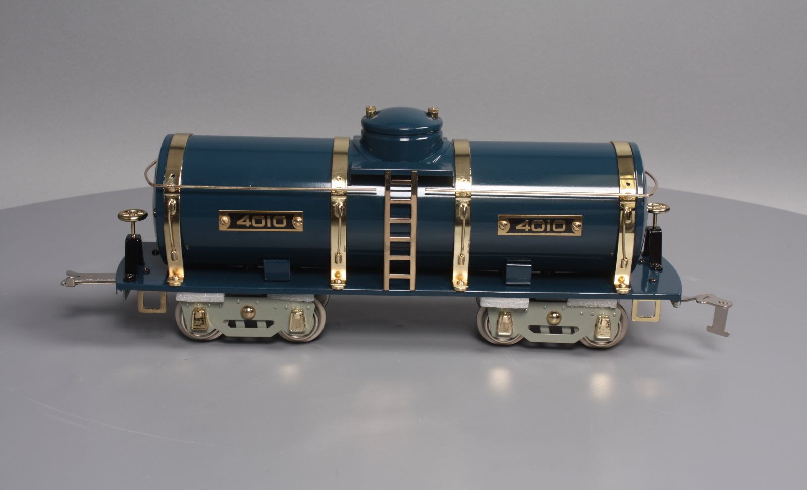 MTH 10-2206 Std. Gauge Blue 4010 Tank Car