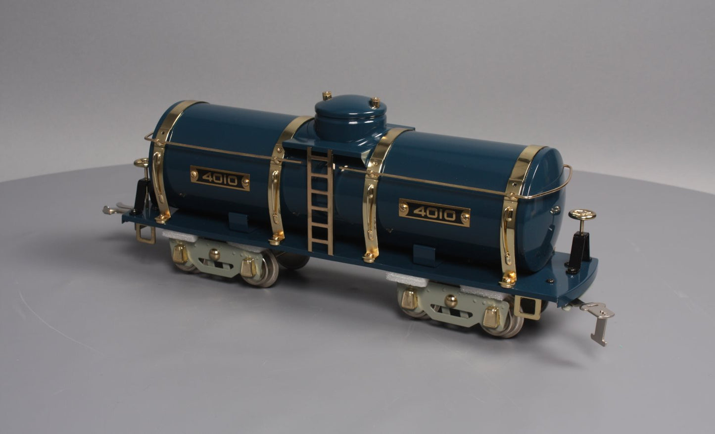 MTH 10-2206 Std. Gauge Blue 4010 Tank Car