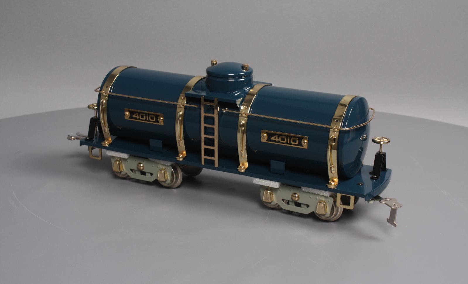 MTH 10-2206 Std. Gauge Blue 4010 Tank Car