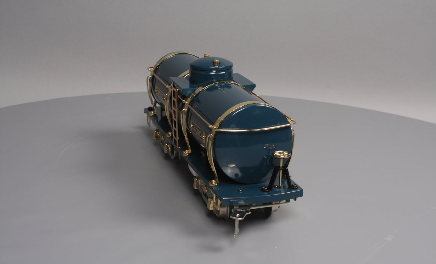 MTH 10-2206 Std. Gauge Blue 4010 Tank Car