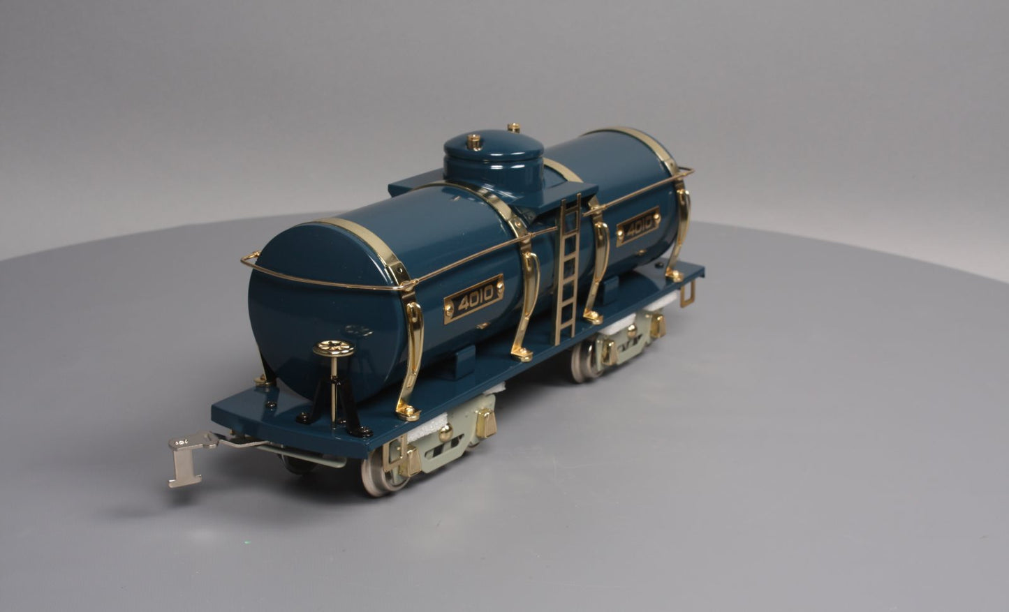 MTH 10-2206 Std. Gauge Blue 4010 Tank Car
