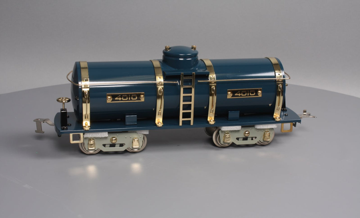 MTH 10-2206 Std. Gauge Blue 4010 Tank Car