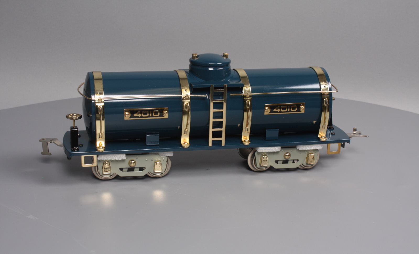 MTH 10-2206 Std. Gauge Blue 4010 Tank Car