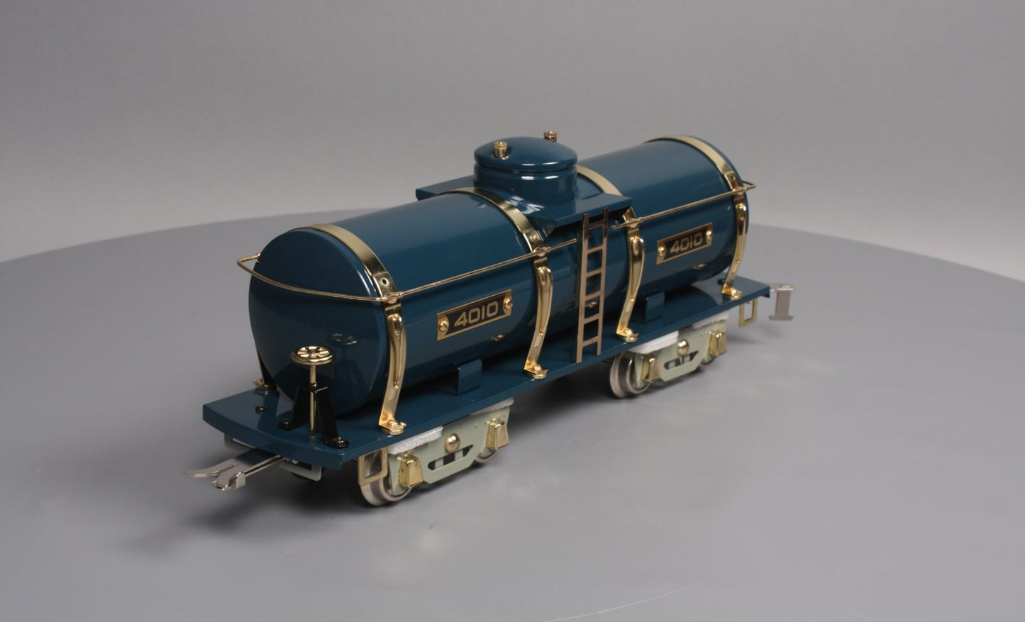 MTH 10-2206 Std. Gauge Blue 4010 Tank Car