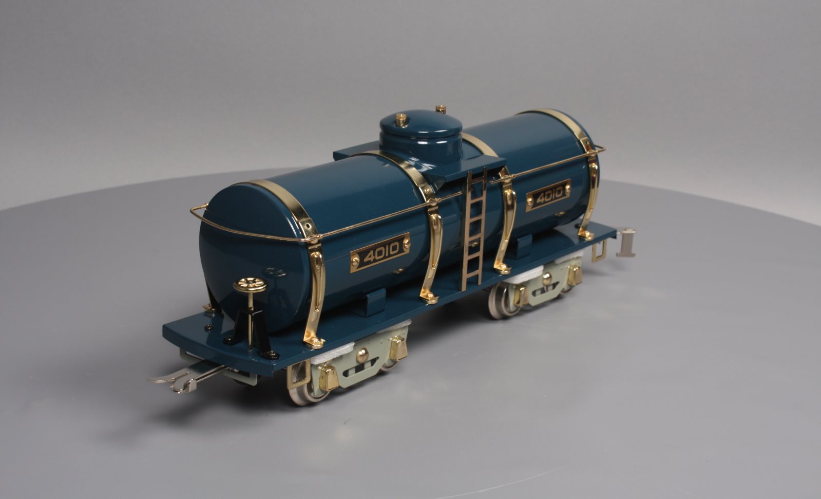 MTH 10-2206 Std. Gauge Blue 4010 Tank Car