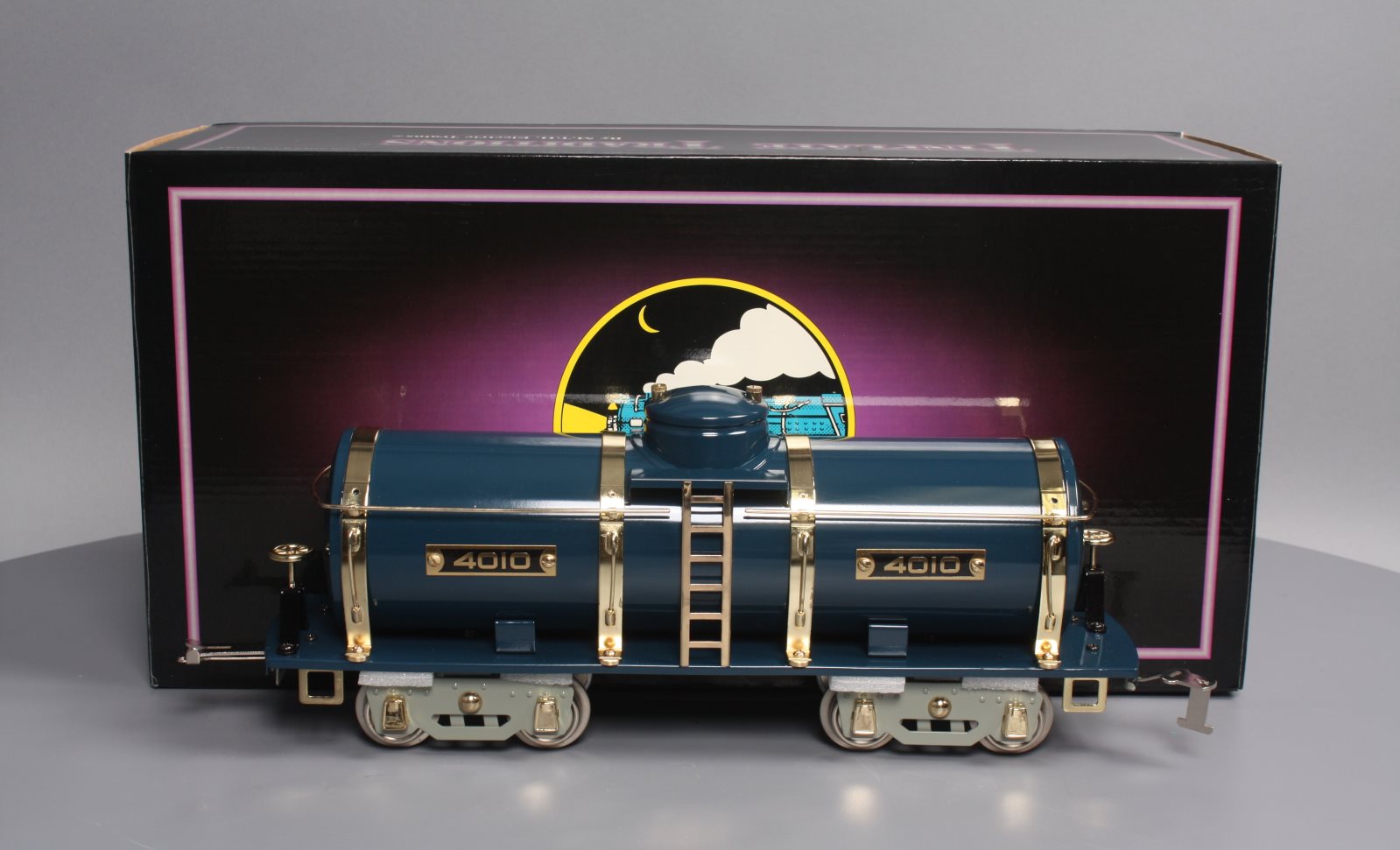 MTH 10-2206 Std. Gauge Blue 4010 Tank Car