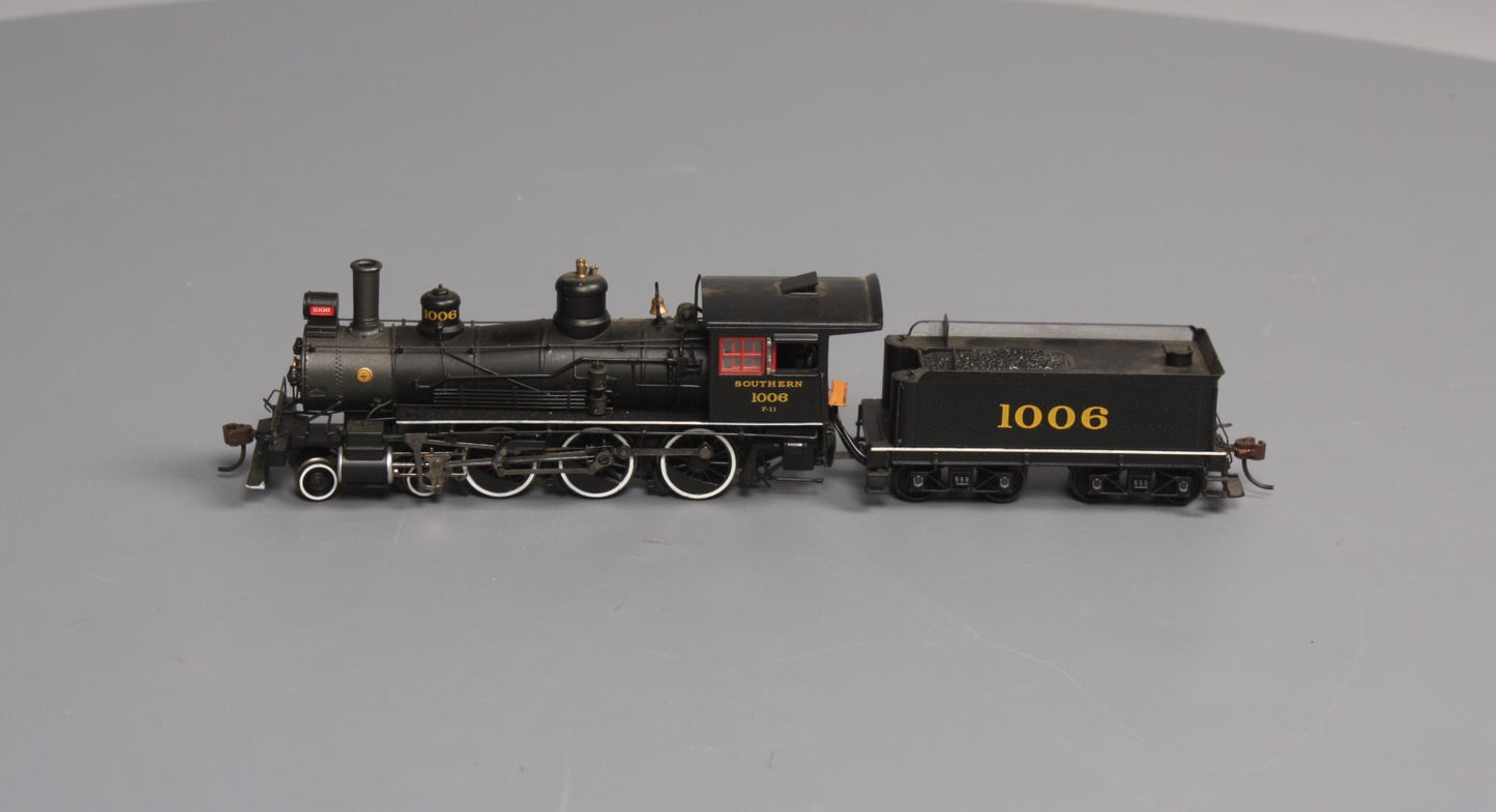 Bachmann 82304 HO Southern Baldwin 4-6-0 Steam Locomotive w/Tender #1006
