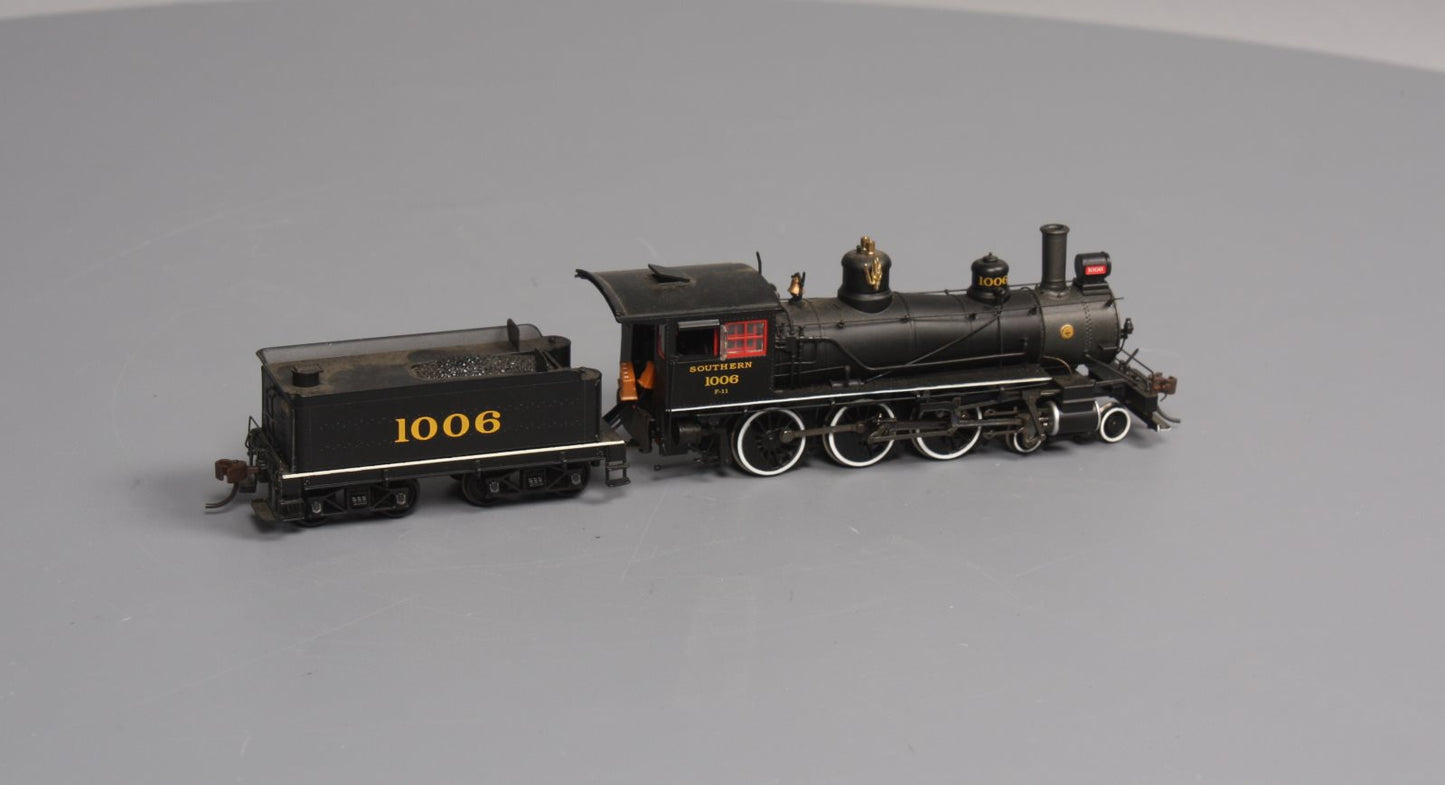 Bachmann 82304 HO Southern Baldwin 4-6-0 Steam Locomotive w/Tender #1006