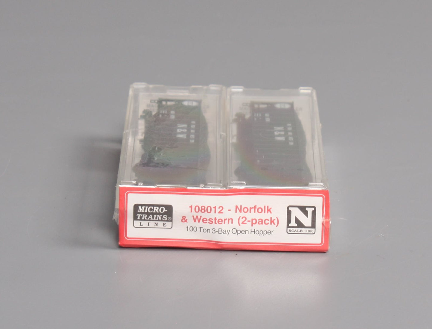 Micro-Trains 10800012 N Norfolk & Western 3-Bay Hopper Car (Set of 2)