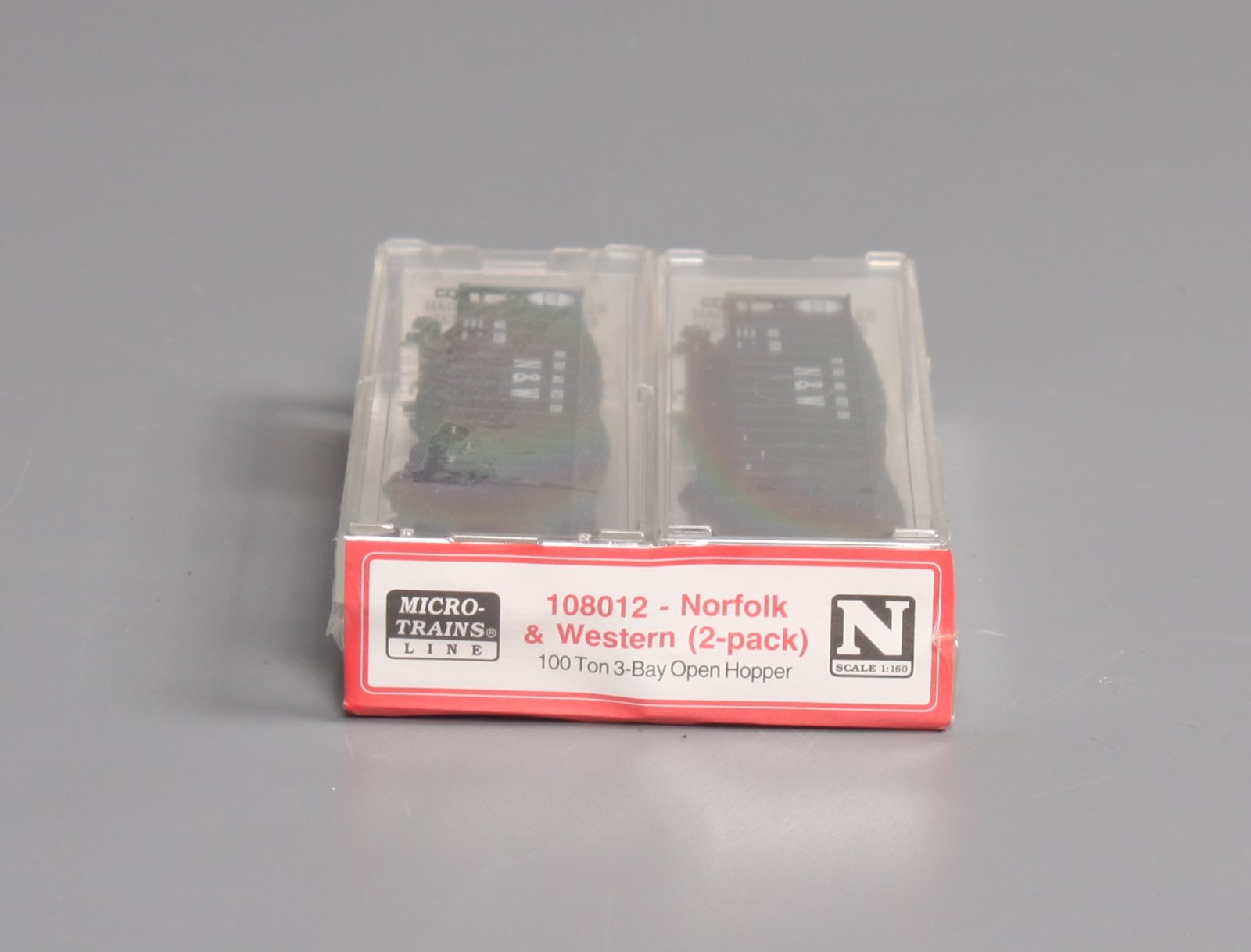 Micro-Trains 10800012 N Norfolk & Western 3-Bay Hopper Car (Set of 2)
