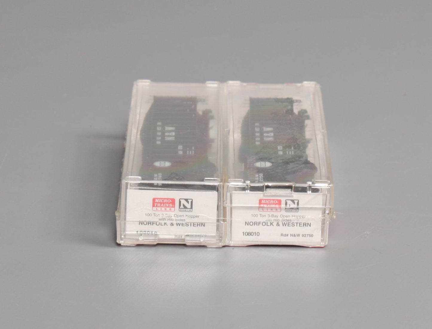 Micro-Trains 10800012 N Norfolk & Western 3-Bay Hopper Car (Set of 2)