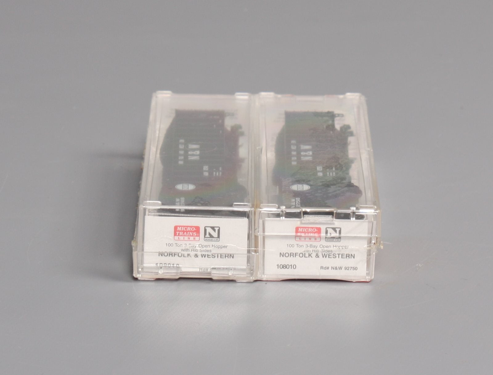 Micro-Trains 10800012 N Norfolk & Western 3-Bay Hopper Car (Set of 2)