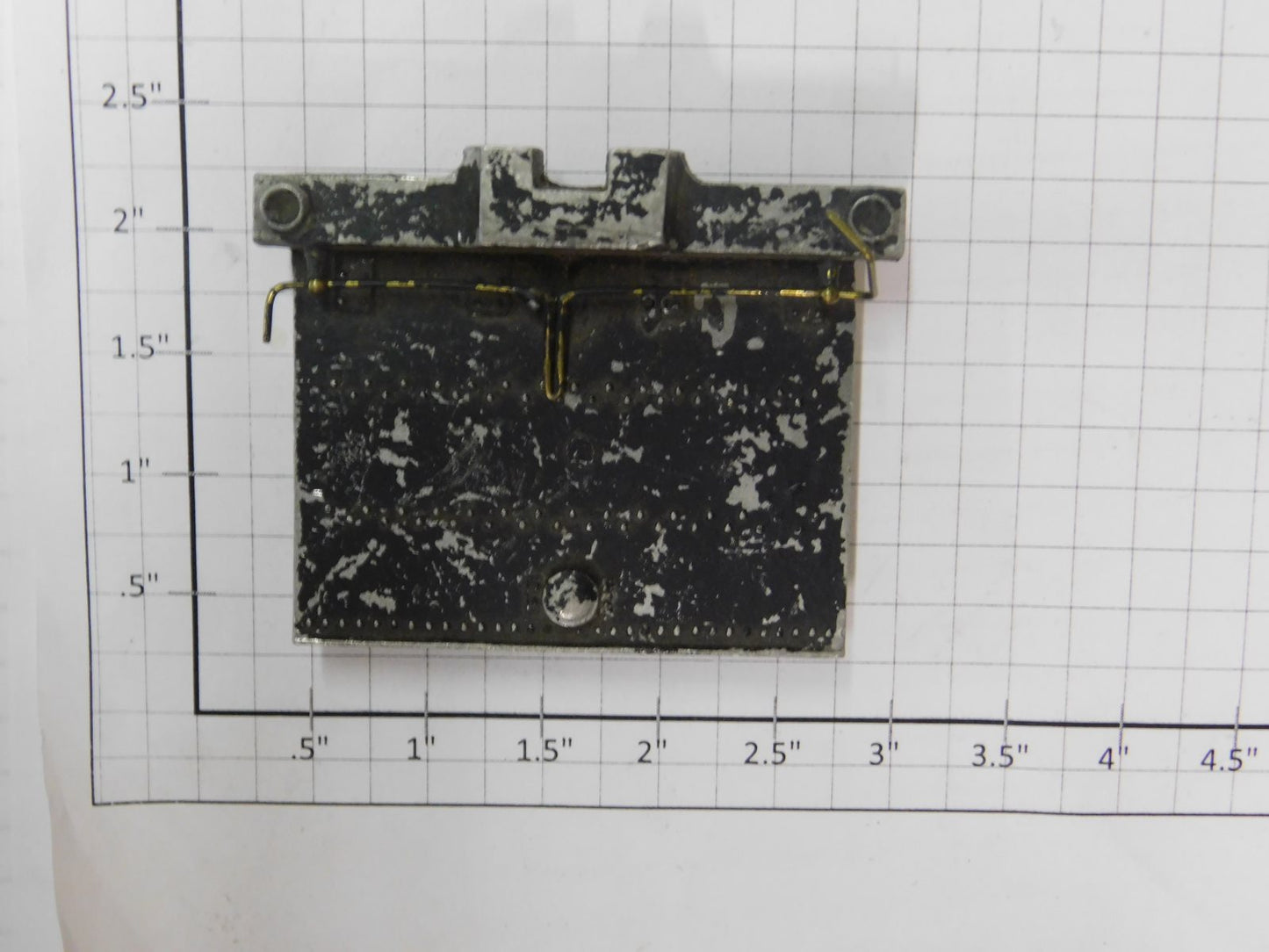 Acme 1000-500 O Scale Aluminum Tender End Casting