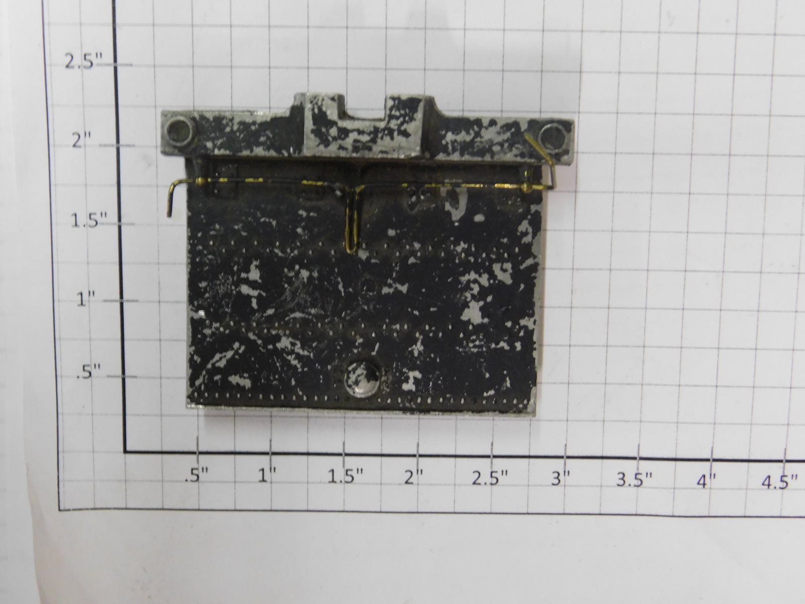 Acme 1000-500 O Scale Aluminum Tender End Casting
