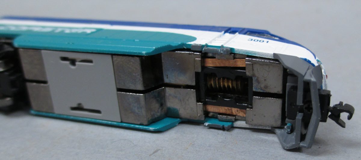 American Z-Line 7004 Coaster F59PHI Z Gauge Diesel Passenger Train Set