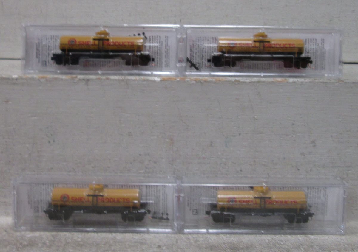 Micro-Trains 99300125 N Shell 39' Single Dome Tank Car Runner Pack (Set of 4)