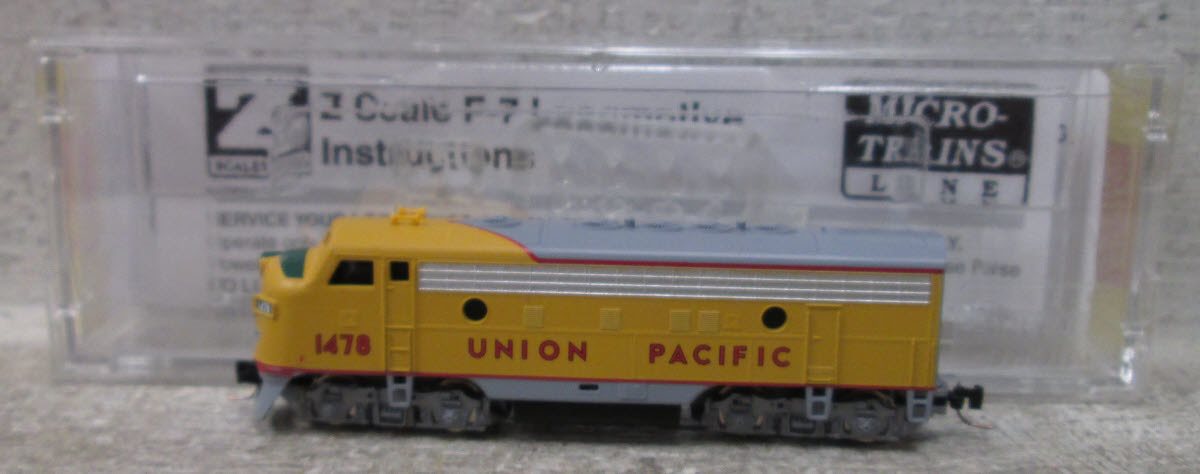Micro-Trains 98001010 Z Scale UP Powered F-7 A Unit Diesel #1478
