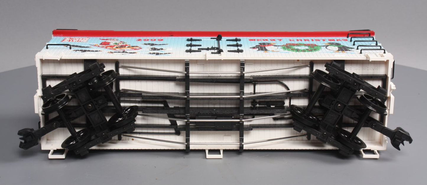 USA Trains 13027 G 2009 Christmas Reefer Car w/Plastic Wheels