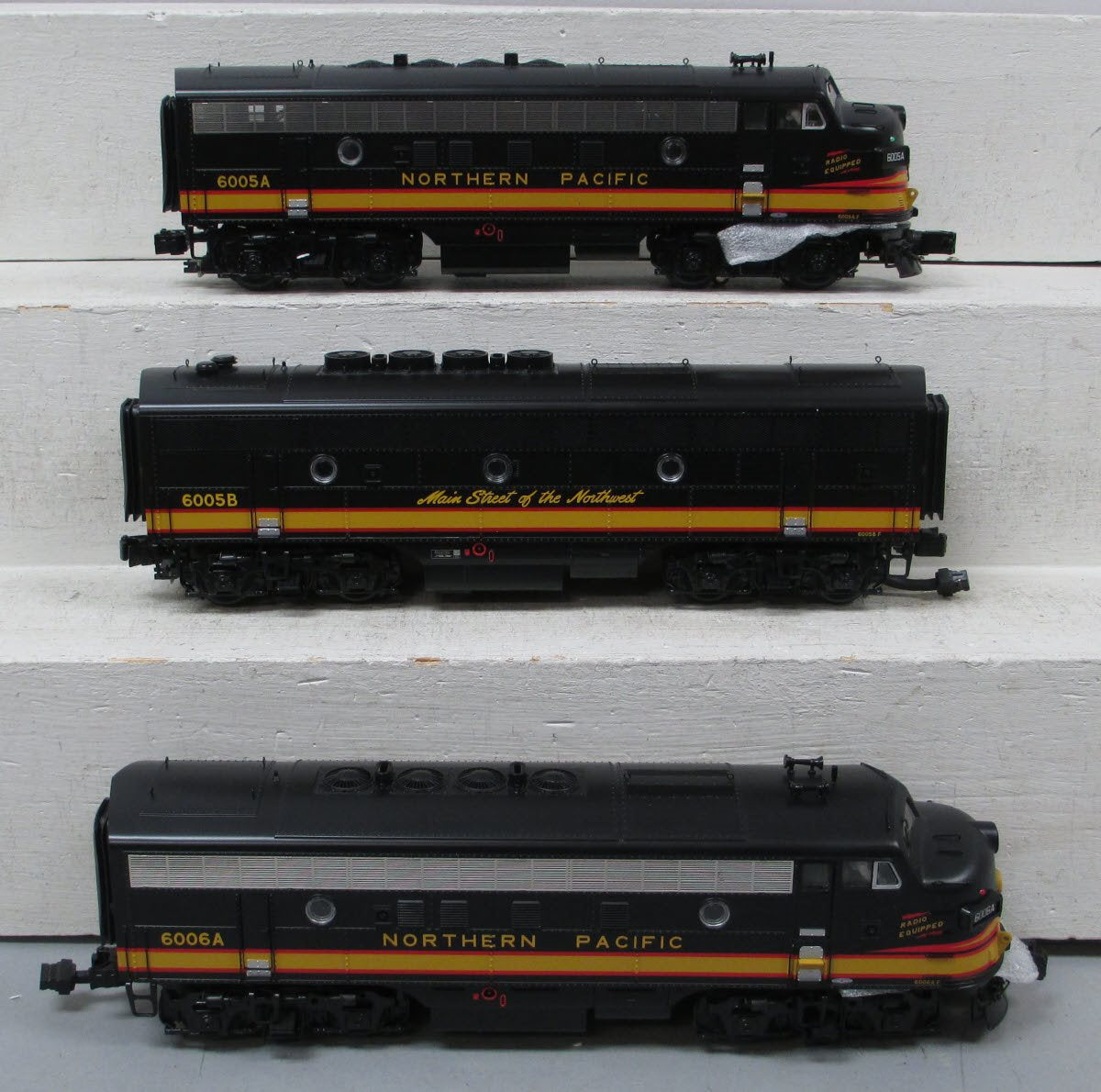 MTH 20-20045-1 NP F-3 ABA Diesel Engine Set w/PS2 #6005A/6006A/6005B