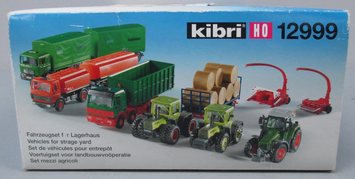 Kibri 12999 HO Scale Assorted Trucks and Tractors Kits – Trainz