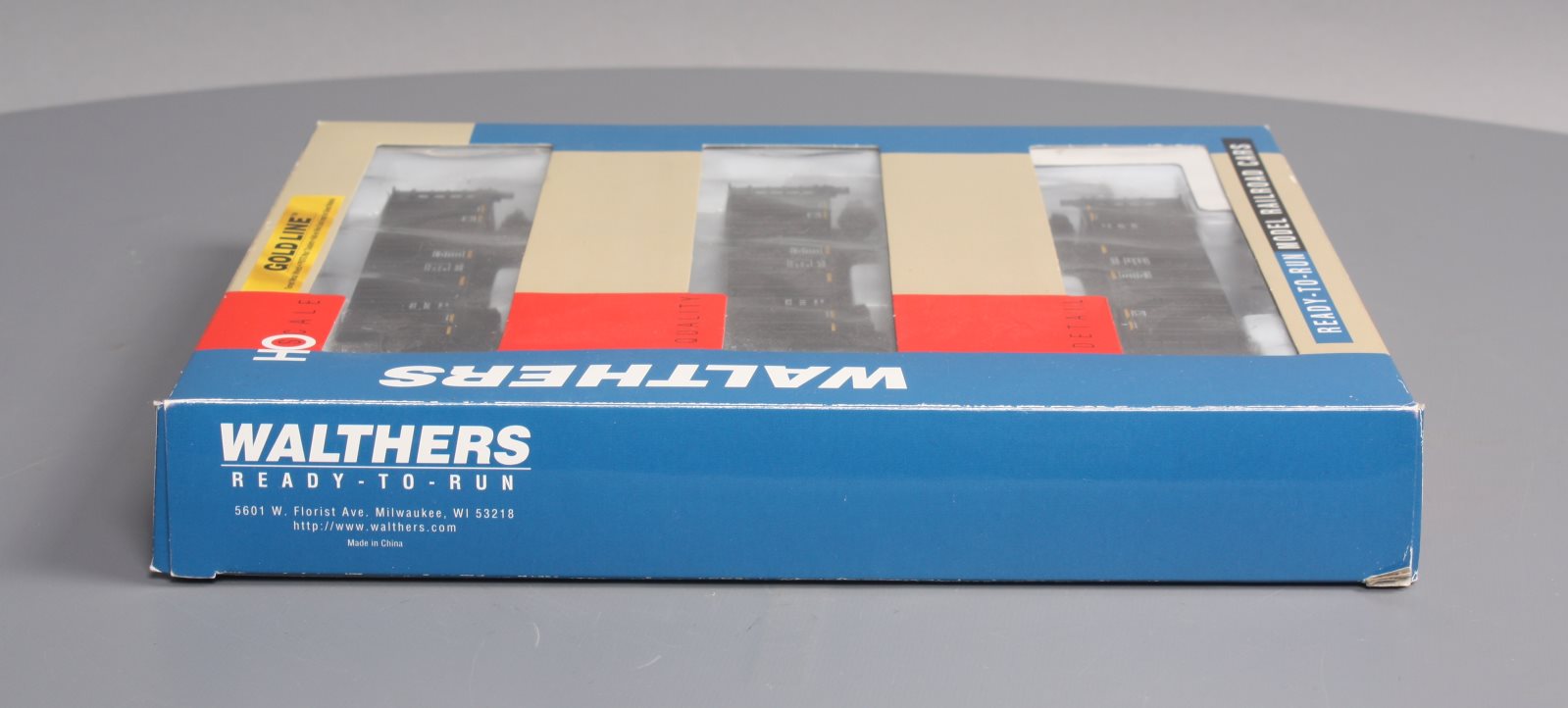 Walthers 34239 Gold Line HO Scale Metra Ballast Hopper 3-Pack