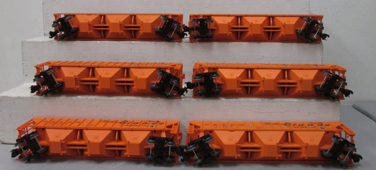 Lionel 3-16150 O LionScale D&RGW PS-2CD Covered Hopper 6 Pack