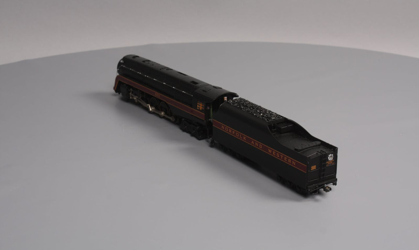 MTH 80-3266-1 HO Norfolk & Western 4-8-4 J Steam Locomotive #601