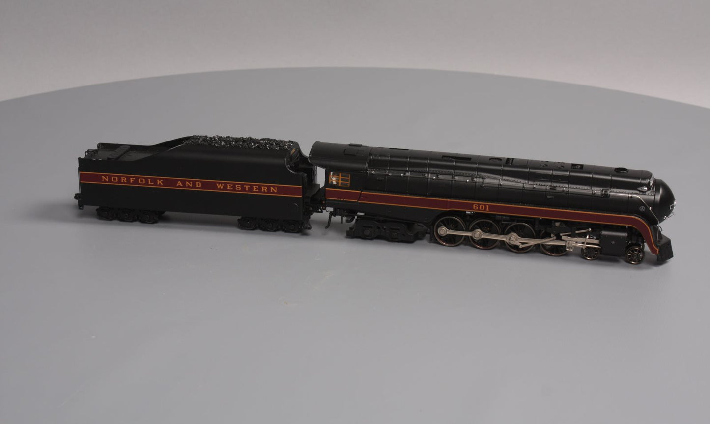 MTH 80-3266-1 HO Norfolk & Western 4-8-4 J Steam Locomotive #601