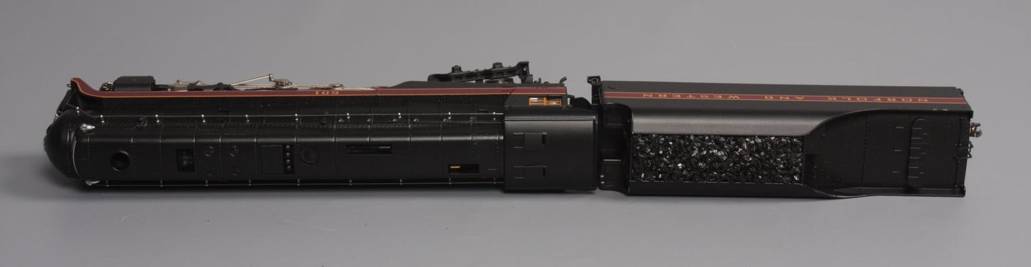 MTH 80-3266-1 HO Norfolk & Western 4-8-4 J Steam Locomotive #601
