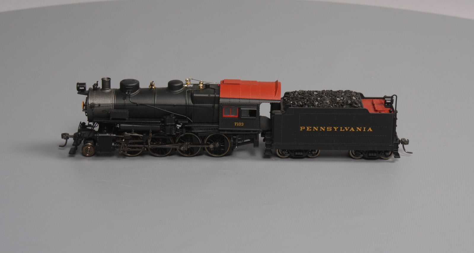 MTH 80-3240-1 HO Pennsylvania Railroad 2-8-0 H10 Steam with P-S 3 & DCC #7103