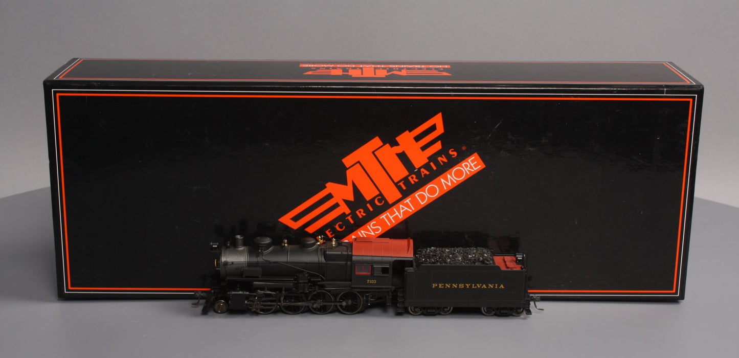 MTH 80-3240-1 HO Pennsylvania Railroad 2-8-0 H10 Steam with P-S 3 & DCC #7103